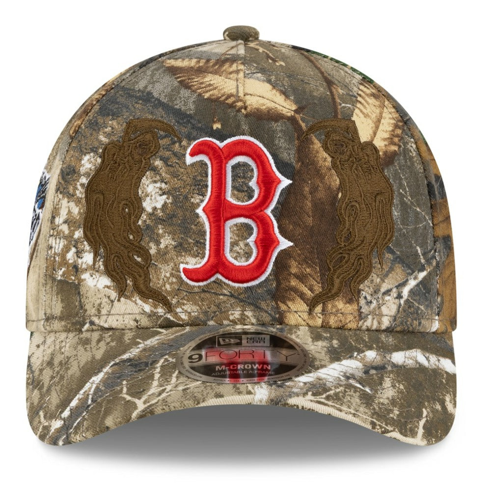 Boston Red Sox x Warren Lotas Realtree 9FORTY A-Frame M-Crown Adjustable Hat - Camo | New Era