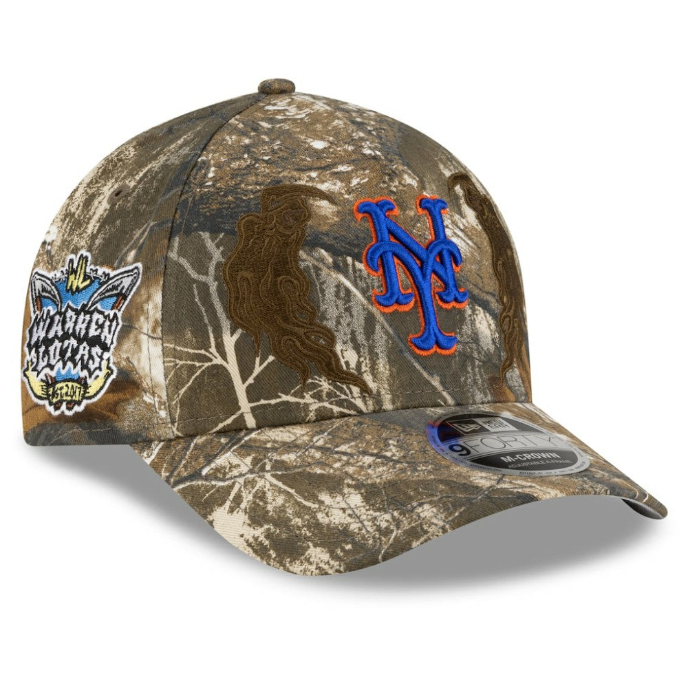 New York Mets x Warren Lotas Realtree 9FORTY A-Frame M-Crown Adjustable Hat - Camo | New Era