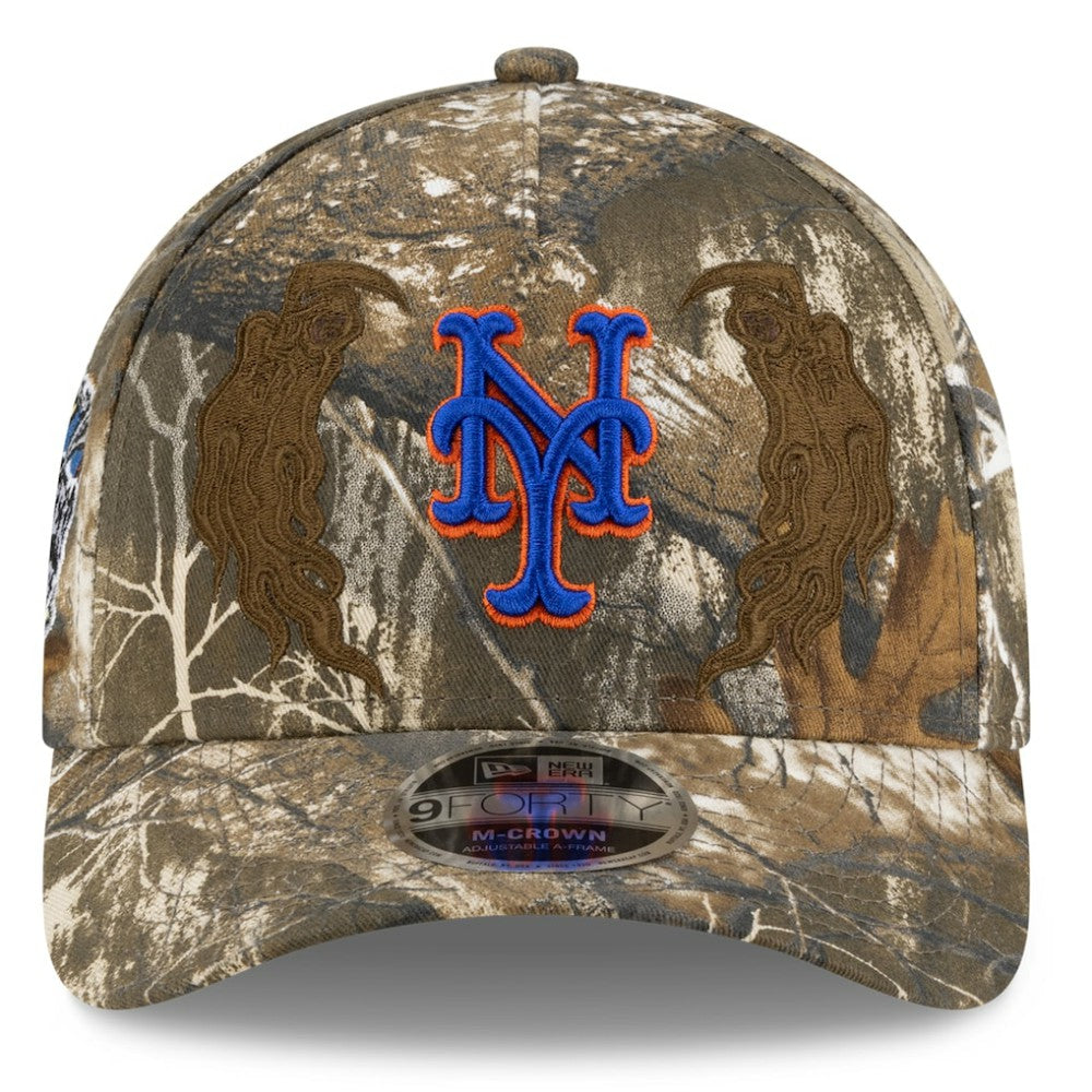 New York Mets x Warren Lotas Realtree 9FORTY A-Frame M-Crown Adjustable Hat - Camo | New Era