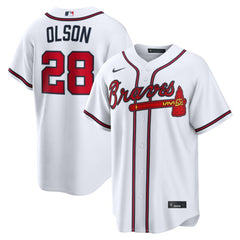 Matt Olson Atlanta Braves Home Replica Jersey - White | Nike