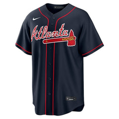 Austin Riley Atlanta Braves Alternate Replica Jersey - Navy | Nike