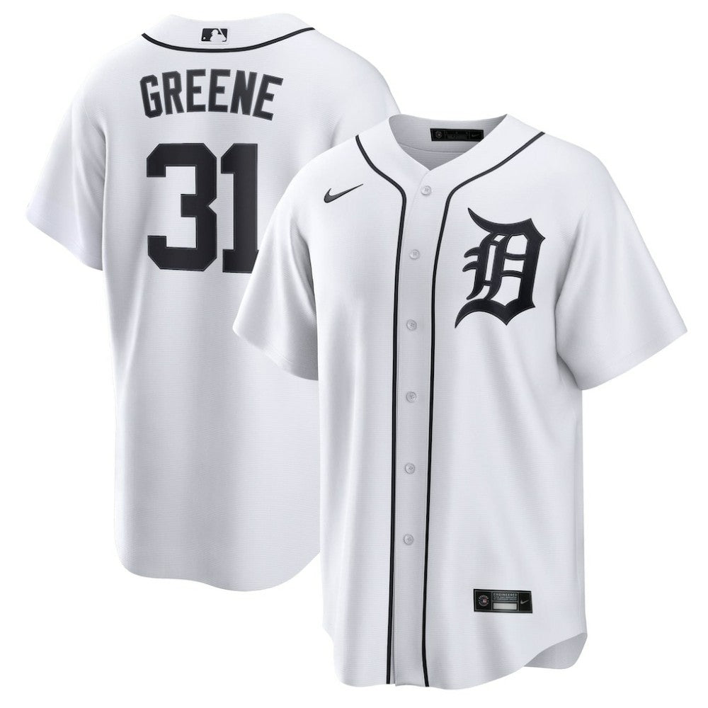 Riley Greene Detroit Tigers Home Replica Jersey - White | Nike