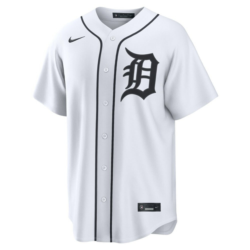 Javier Báez Detroit Tigers Home Replica Jersey - White | Nike