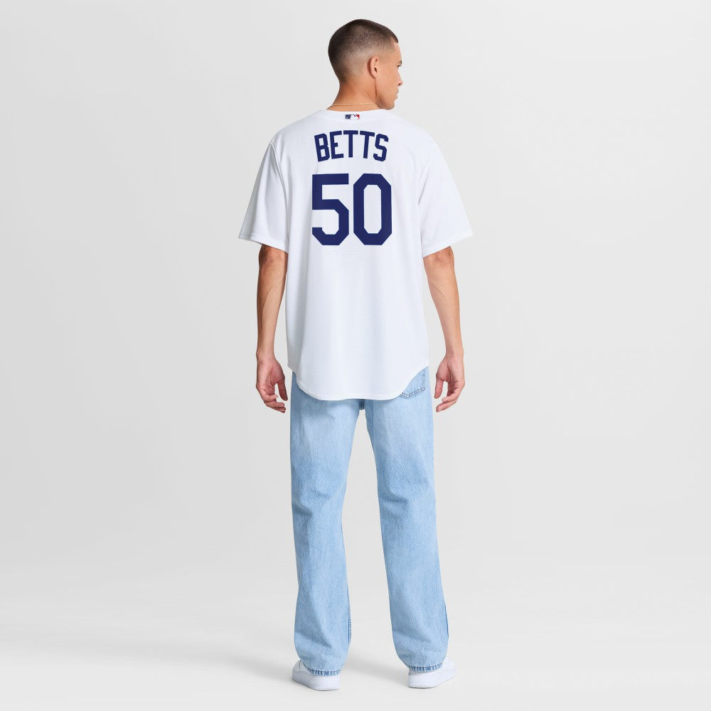 Mookie Betts Los Angeles Dodgers Home Replica Jersey - White | Nike