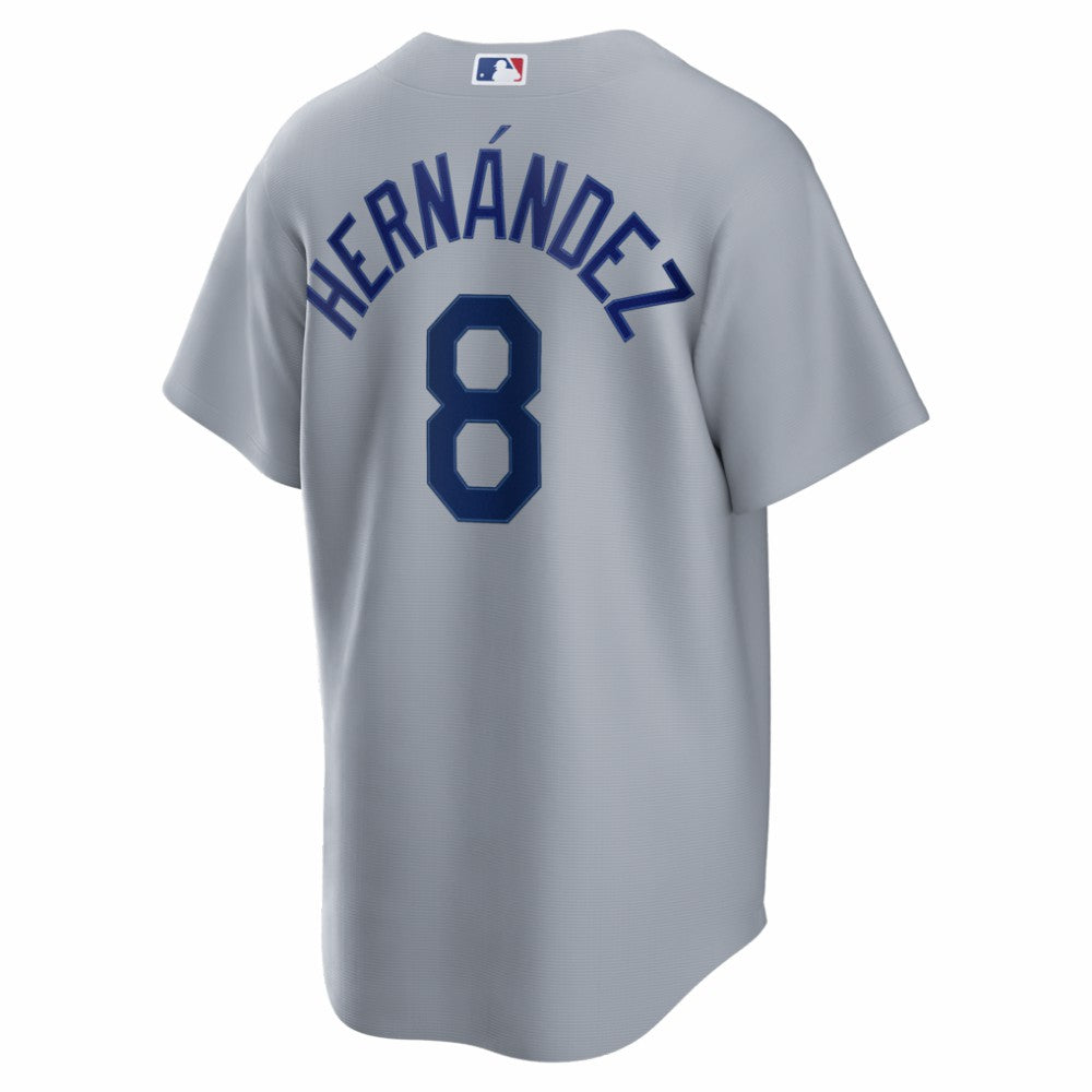 Enrique Hernández Los Angeles Dodgers Road Replica Jersey - Gray | Nike