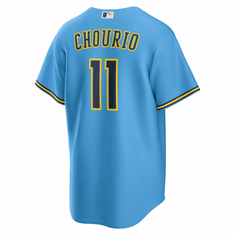 Jackson Chourio Milwaukee Brewers Road Replica Jersey - Light Blue | Nike