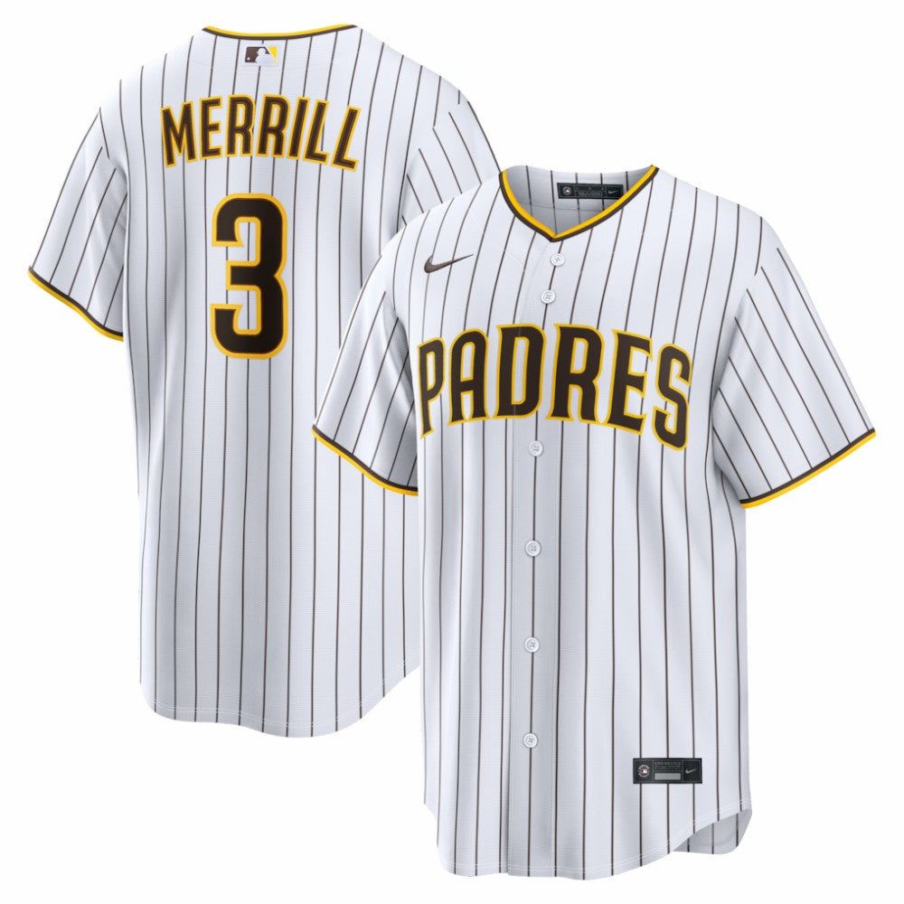 Jackson Merrill San Diego Padres Home Replica Player Jersey - White | Nike