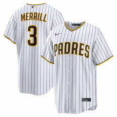 Jackson Merrill San Diego Padres Home Replica Player Jersey - White | Nike
