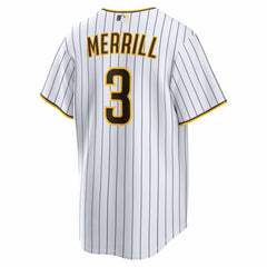 Jackson Merrill San Diego Padres Home Replica Player Jersey - White | Nike