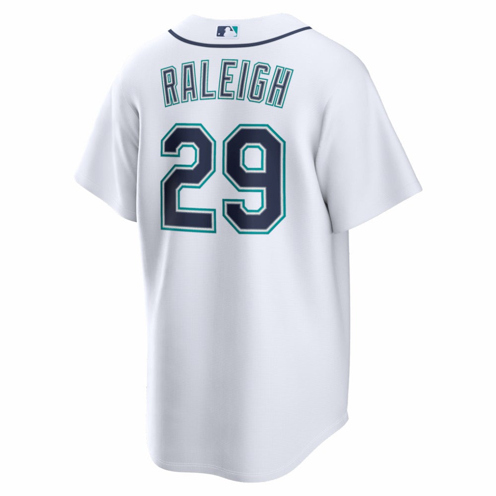 Cal Raleigh Seattle Mariners Home Replica Jersey - White | Nike
