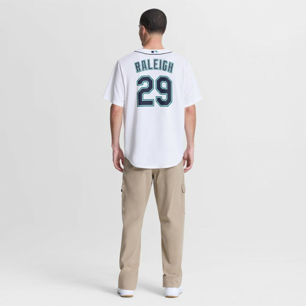 Cal Raleigh Seattle Mariners Home Replica Jersey - White | Nike