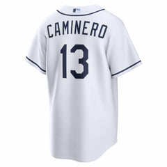 Junior Caminero Tampa Bay Rays Home Replica Jersey - White | Nike