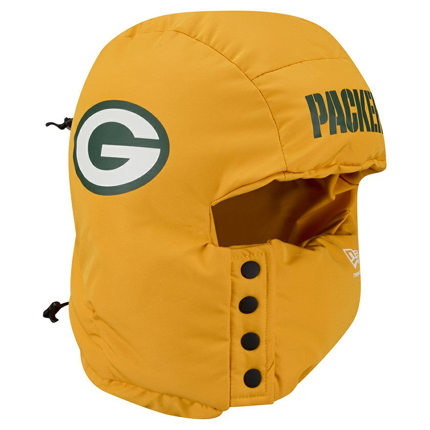 Green Bay Packers New Era Puffer Balaclava - Gold on sale