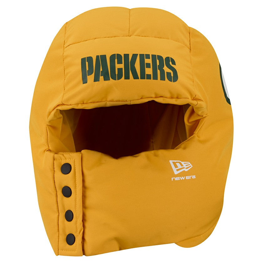 Green Bay Packers New Era Puffer Balaclava - Gold on sale