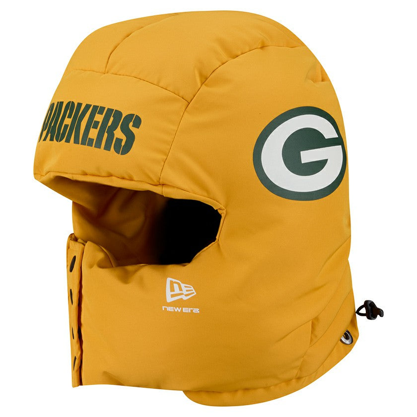 Green Bay Packers New Era Puffer Balaclava - Gold on sale