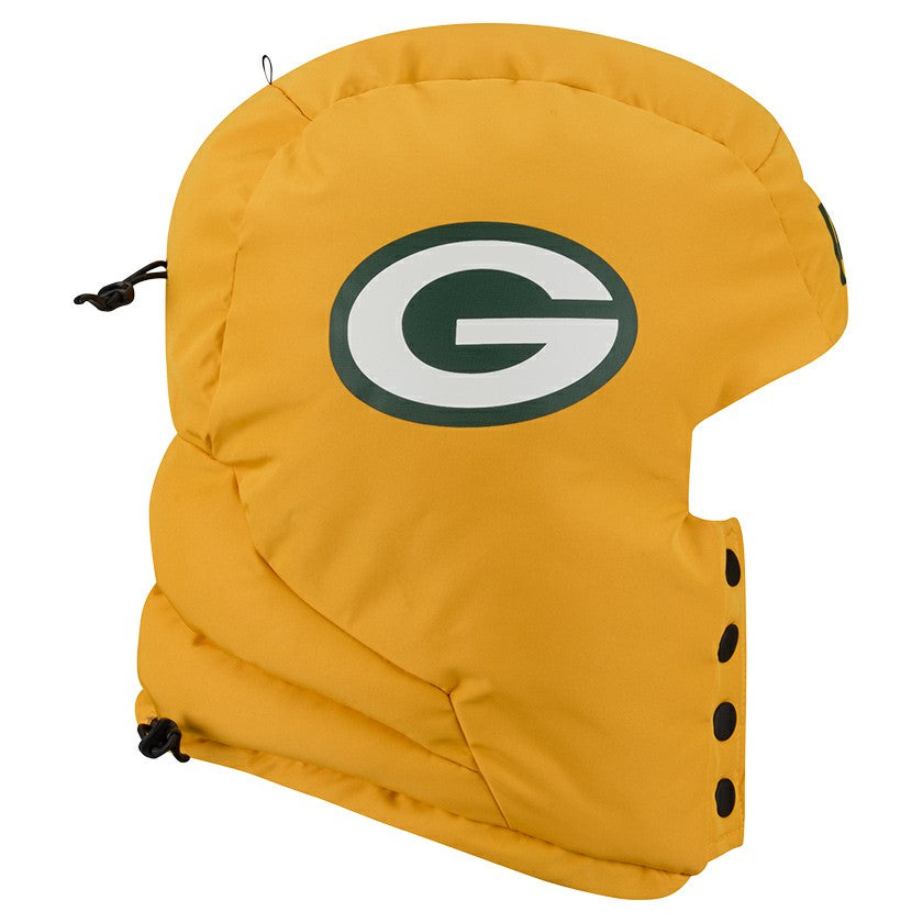 Green Bay Packers New Era Puffer Balaclava - Gold on sale