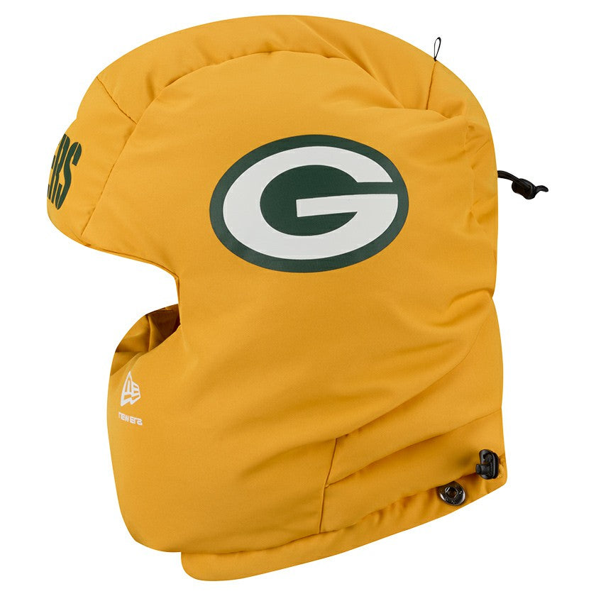 Green Bay Packers New Era Puffer Balaclava - Gold on sale