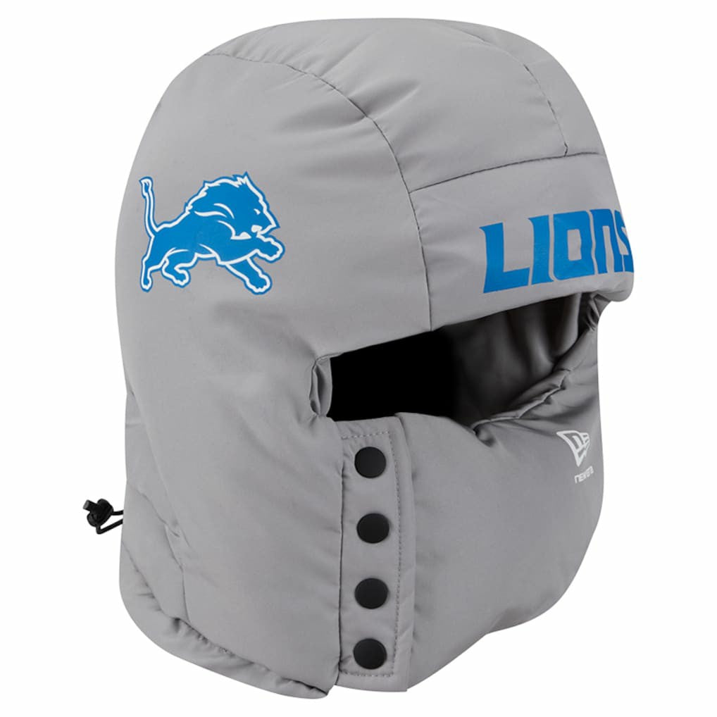 Detroit Lions New Era Puffer Balaclava - Gray for sale