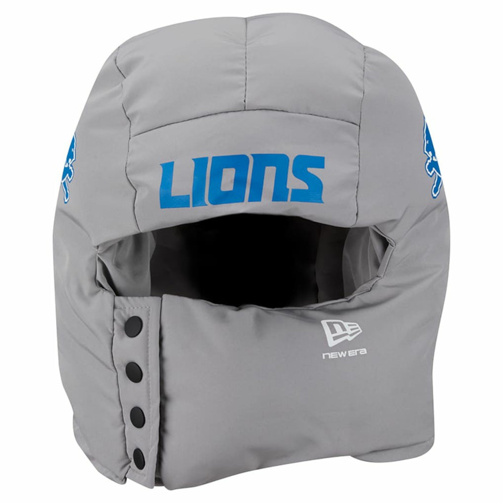 Detroit Lions New Era Puffer Balaclava - Gray for sale