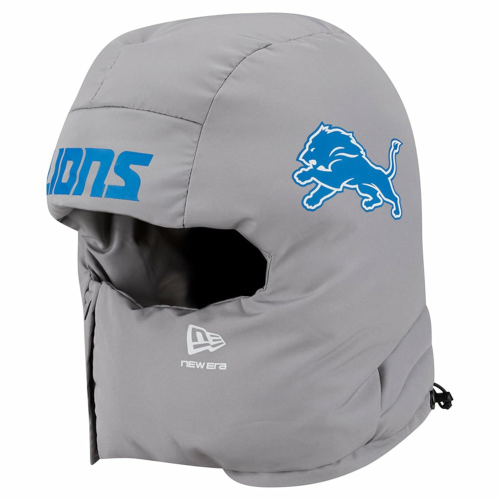 Detroit Lions New Era Puffer Balaclava - Gray for sale