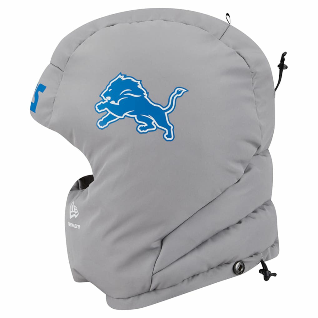 Detroit Lions New Era Puffer Balaclava - Gray for sale