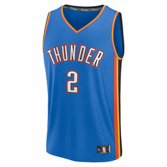 Shai Gilgeous-Alexander Oklahoma City Thunder Fast Break Replica Player Jersey - Icon Edition - Blue | Fanatics sale