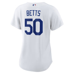 Mookie Betts Los Angeles Dodgers Women's Home Replica Jersey - White | Nike