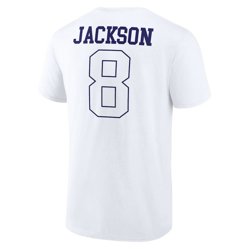 Lamar Jackson Baltimore Ravens Tonal Name & Number T-Shirt - White on sale