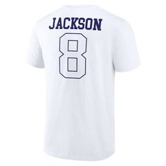 Lamar Jackson Baltimore Ravens Tonal Name & Number T-Shirt - White on sale