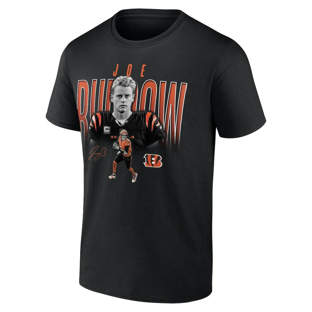 Joe Burrow Cincinnati Bengals Humble Shadow Player T-Shirt - Black sale