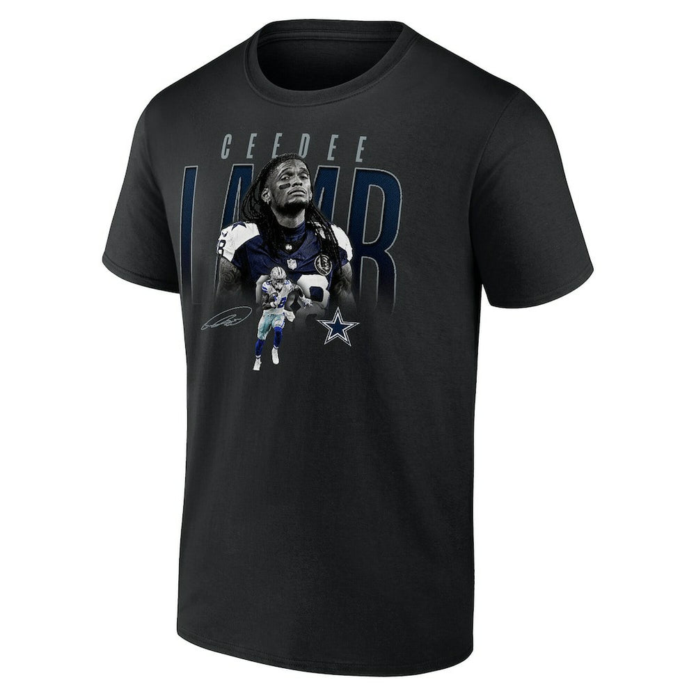CeeDee Lamb Dallas Cowboys Humble Shadow Player T-Shirt - Black on sale