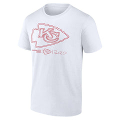 Patrick Mahomes Kansas City Chiefs Tonal Name & Number T-Shirt - White on sale