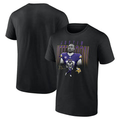 Justin Jefferson Minnesota Vikings Humble Shadow Player T-Shirt - Black discount
