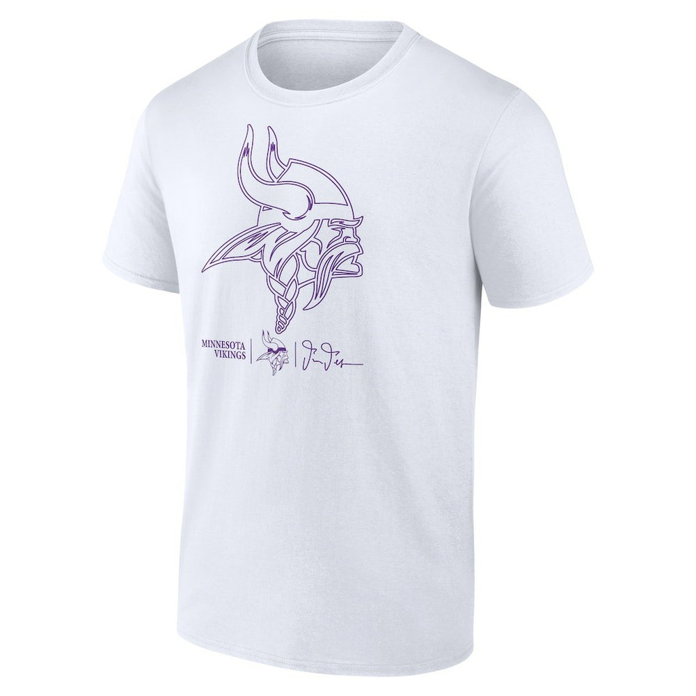Justin Jefferson Minnesota Vikings Tonal Name & Number T-Shirt - White on sale