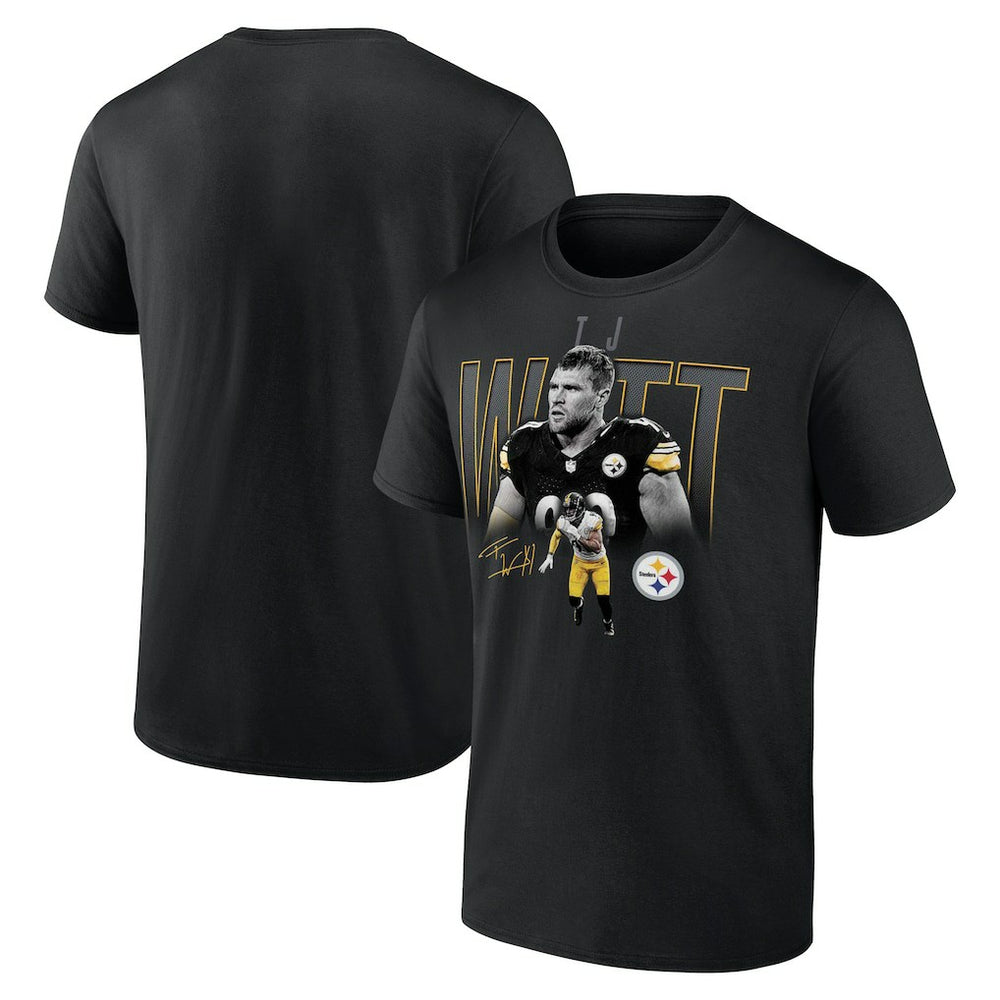T.J. Watt Pittsburgh Steelers Humble Shadow Player T-Shirt - Black cheap