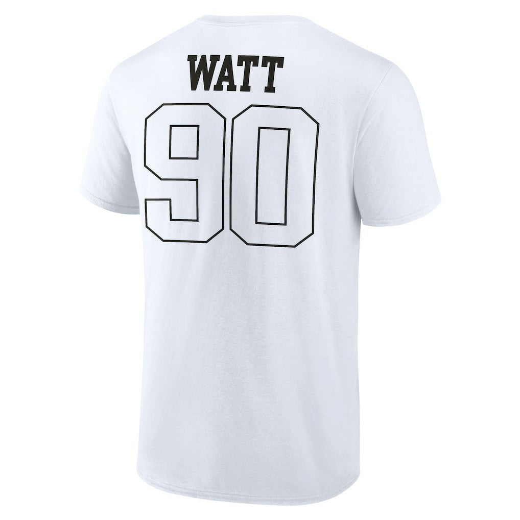 T.J. Watt Pittsburgh Steelers Tonal Name & Number T-Shirt - White sale