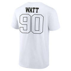 T.J. Watt Pittsburgh Steelers Tonal Name & Number T-Shirt - White sale