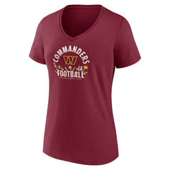 Jayden Daniels Washington Commanders Women's Floral Name & Number V-Neck T-Shirt - Garnet cheap