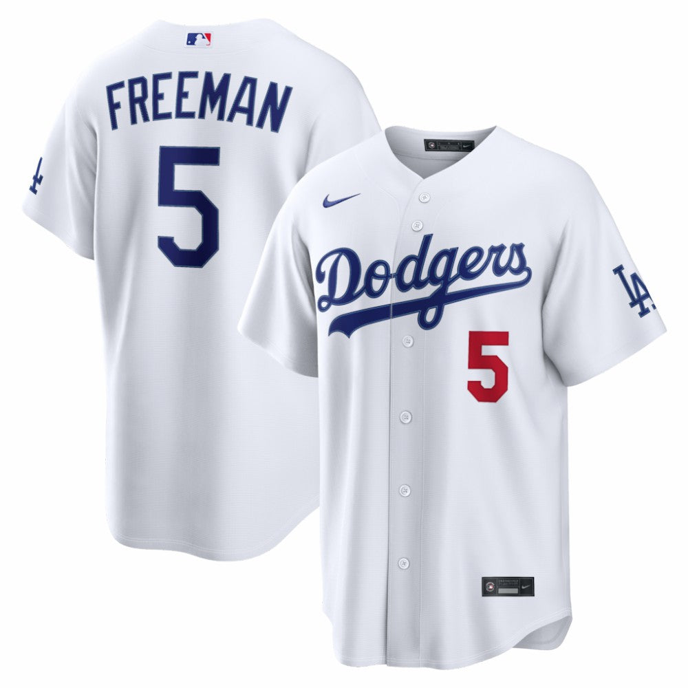 Freddie Freeman Los Angeles Dodgers  Home Stadium Jersey - White | Nike