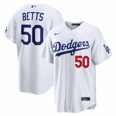 Mookie Betts Los Angeles Dodgers  Home Stadium Jersey - White | Nike
