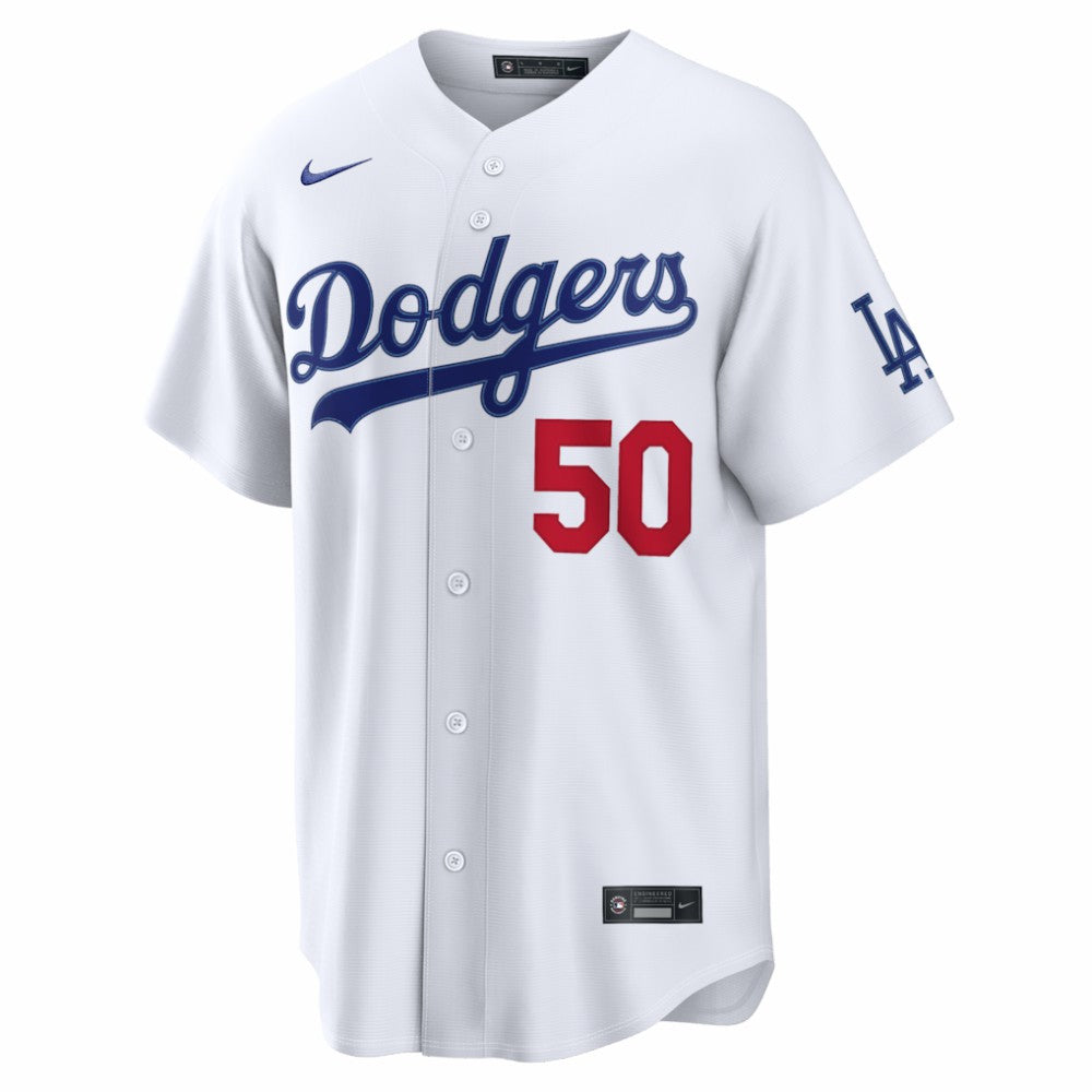 Mookie Betts Los Angeles Dodgers  Home Stadium Jersey - White | Nike