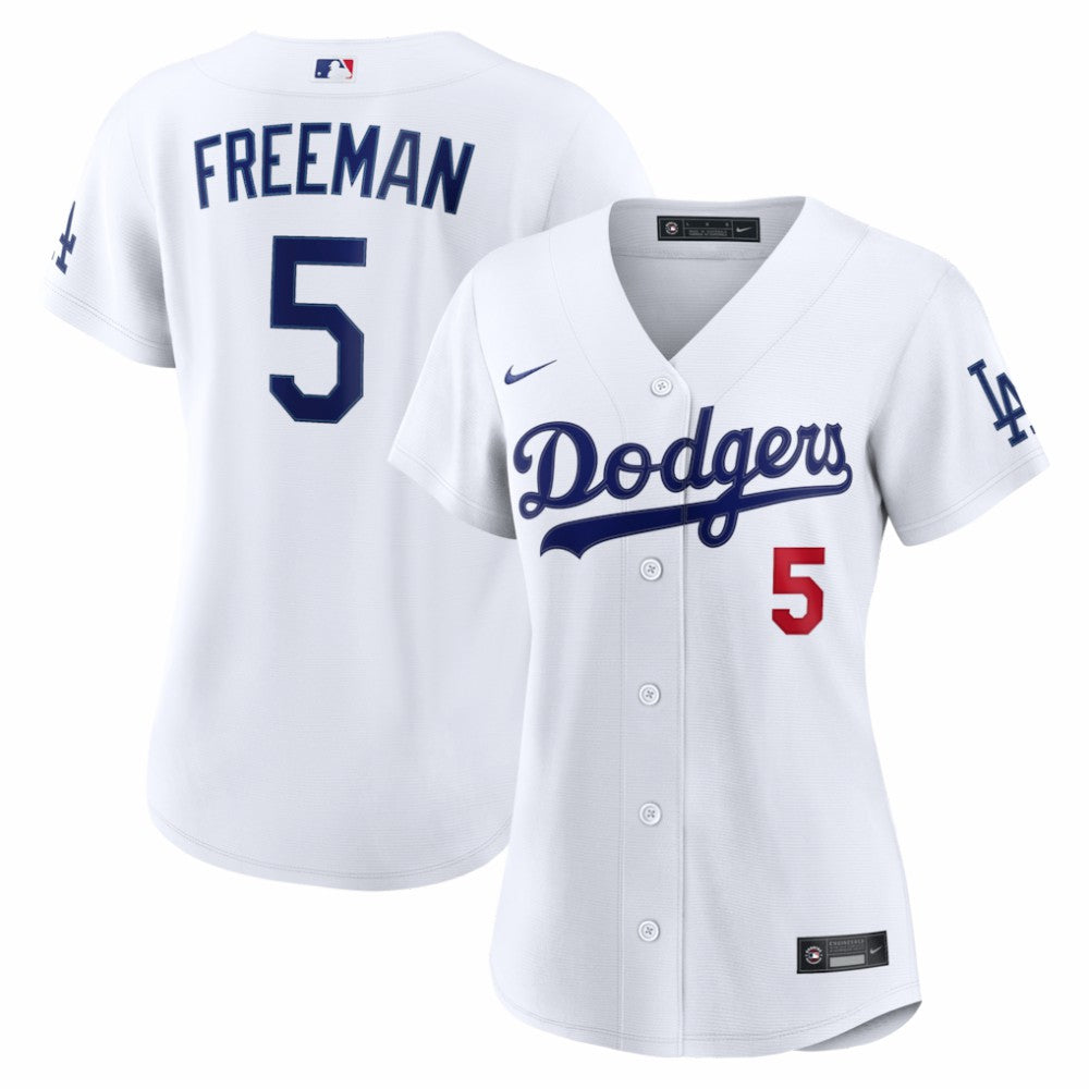 Freddie Freeman Los Angeles Dodgers Women's Home Stadium Jersey - White | Nike