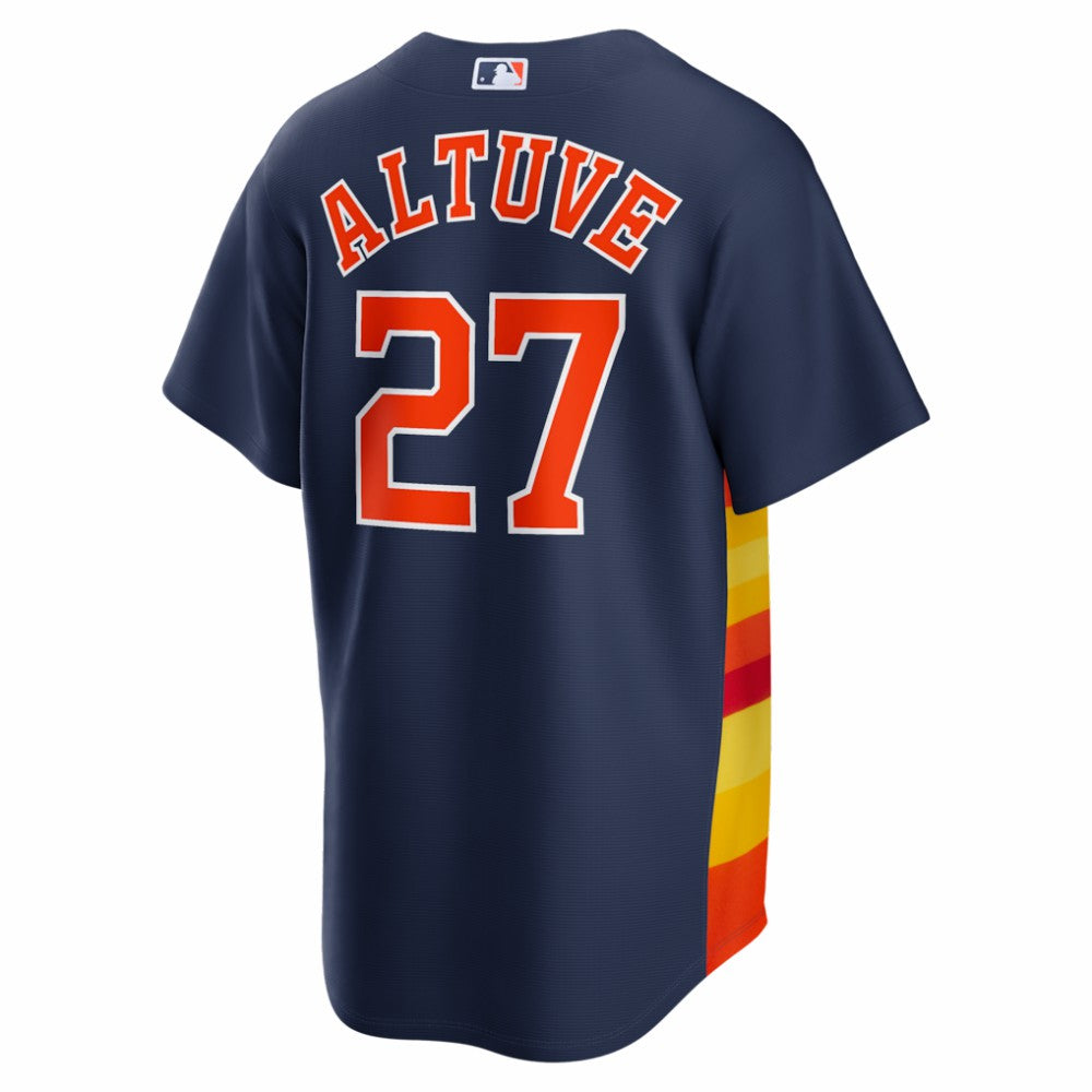 Jose Altuve Houston Astros Alternate 2 Replica Jersey - Navy | Nike