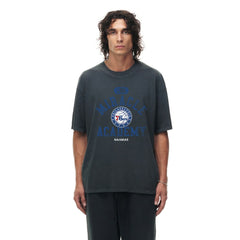 Philadelphia 76ers Unisex Miracle Academy x NBA Collection Vintage Boxy T-shirt - Heather Black for sale