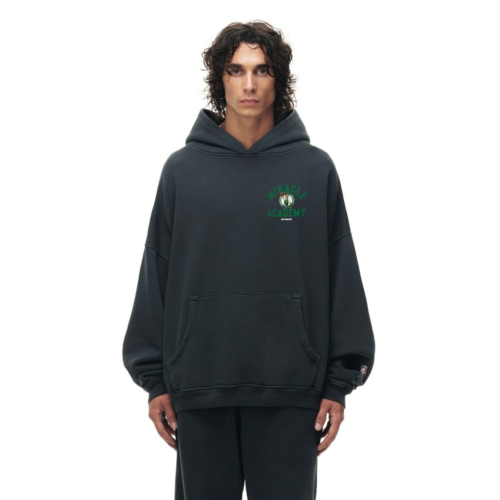 Boston Celtics Unisex Miracle Academy x NBA Collection Vintage Sunfade Hoodie - Heather Black for sale