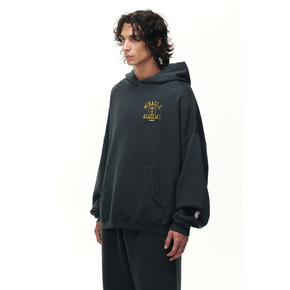Denver Nuggets Unisex Miracle Academy x NBA Collection Vintage Sunfade Hoodie sale - Heather Black discount