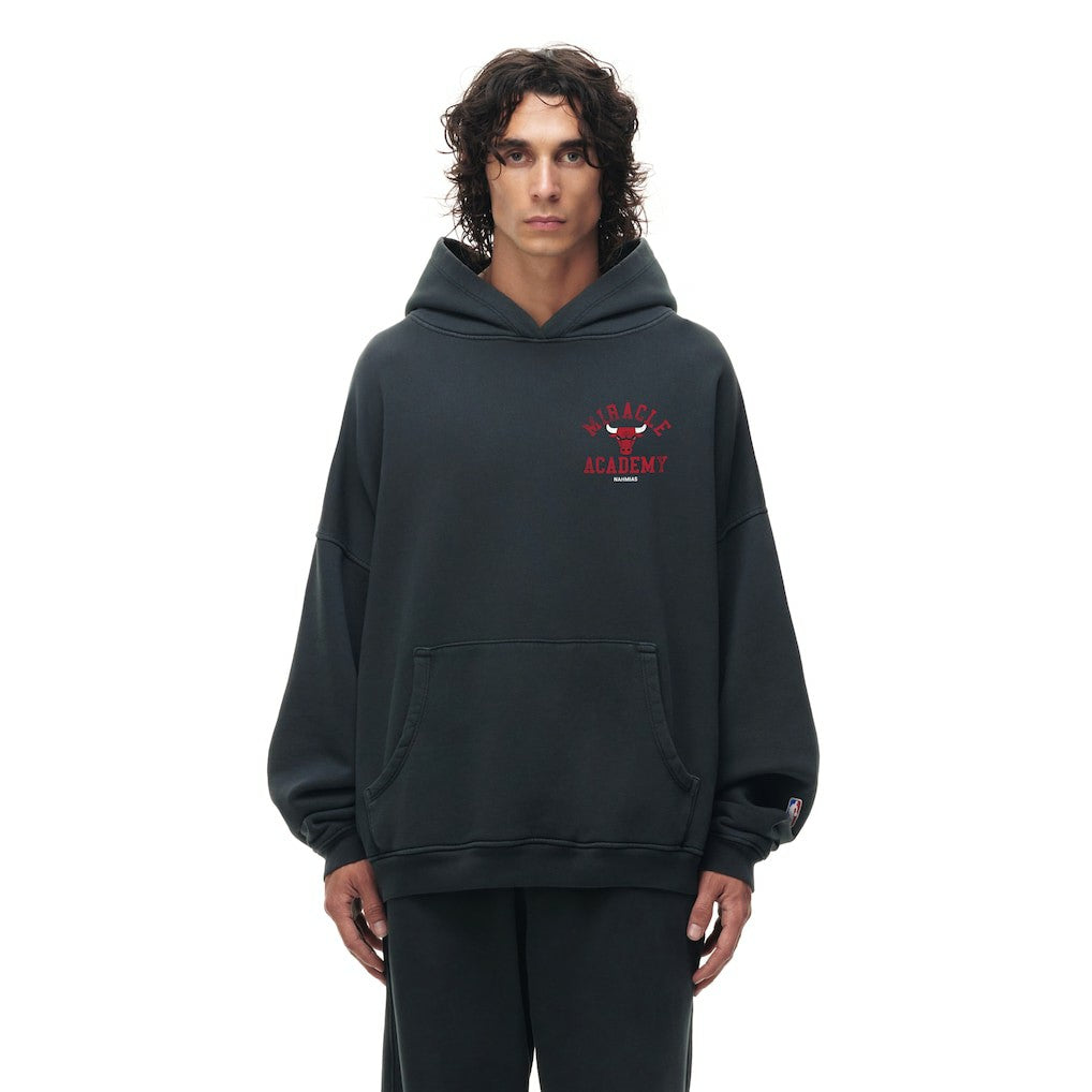 Chicago Bulls Unisex Miracle Academy x NBA Collection Vintage Sunfade Hoodie - Heather Black for sale