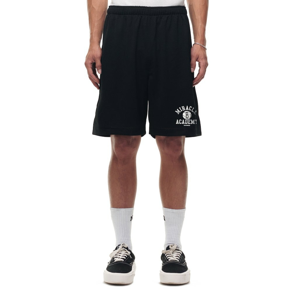 Brooklyn Nets Unisex Miracle Academy x NBA Collection Baggy Mesh P.E. Shorts - Black shop