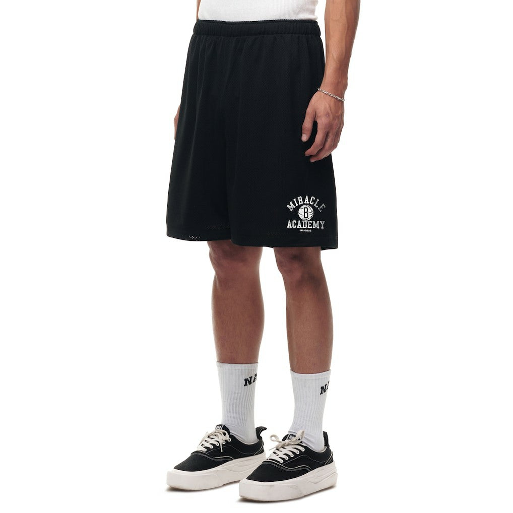 Brooklyn Nets Unisex Miracle Academy x NBA Collection Baggy Mesh P.E. Shorts - Black shop
