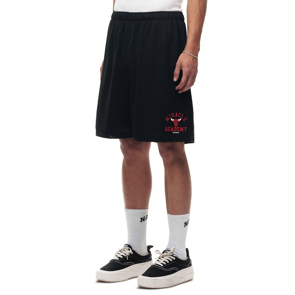 Chicago Bulls Unisex Miracle Academy x NBA Collection Baggy Mesh P.E. Shorts - Black on sale